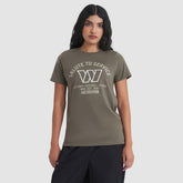 Washington Commanders Women's 2025 Salute to Service Sideline T-Shirt Olive | Nike for Sale