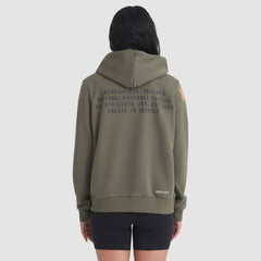 Jacksonville Jaguars Women's 2025 Salute to Service Sideline Standard Issue Dri-FIT Hoodie Olive | Nike for Sale
