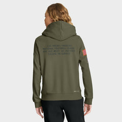 Las Vegas Raiders Women's 2025 Salute to Service Sideline Standard Issue Dri-FIT Hoodie Olive | Nike for Sale