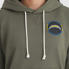 Los Angeles Chargers Women's 2025 Salute to Service Sideline Standard Issue Dri-FIT Hoodie Olive | Nike for Sale