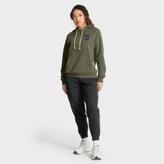 Buffalo Bills Women's 2025 Salute to Service Sideline Standard Issue Dri-FIT Hoodie Olive | Nike for Sale