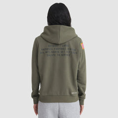 Detroit Lions Women's 2025 Salute to Service Sideline Standard Issue Dri-FIT Hoodie Olive | Nike for Sale