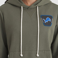 Detroit Lions Women's 2025 Salute to Service Sideline Standard Issue Dri-FIT Hoodie Olive | Nike for Sale