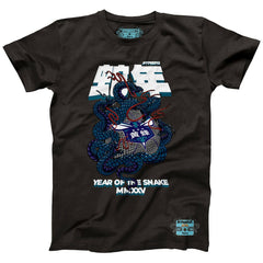 Charlotte Hornets NBALab x Hyperfly Unisex Year of the Snake Lunar New Year Collection T-Shirt Heather Black - NBA