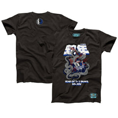 Dallas Mavericks NBALab x Hyperfly Unisex Year of the Snake Lunar New Year Collection T-Shirt Heather Black - NBA