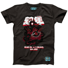 Houston Rockets NBALab x Hyperfly Unisex Year of the Snake Lunar New Year Collection T-Shirt Heather Black - NBA