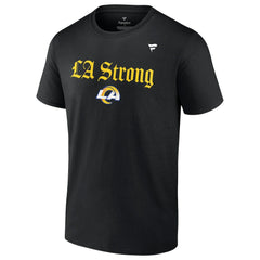 Los Angeles Rams Unisex LA Strong T-Shirt Black | Fanatics