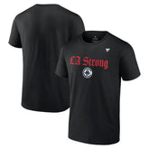 LA Clippers Unisex LA Strong T-Shirt Black - NBA