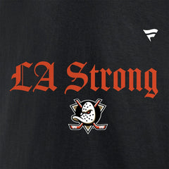 Anaheim Ducks Fanatics Unisex LA Strong T-Shirt - Black - NHL