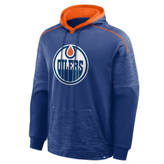Edmonton Oilers Fanatics Goaltender Defender Pullover Hoodie - Royal - NHL
