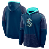 Seattle Kraken Fanatics Goaltender Defender Pullover Hoodie - Deep Sea Blue - NHL