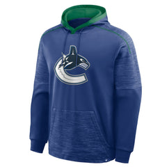 Vancouver Canucks Fanatics Goaltender Defender Pullover Hoodie - Blue - NHL