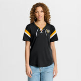 Pittsburgh Penguins Fanatics Women's Offside Athena T-Shirt - Black - NHL