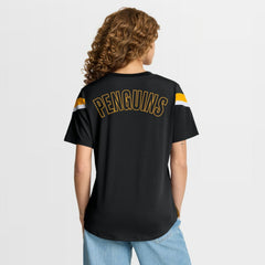 Pittsburgh Penguins Fanatics Women's Offside Athena T-Shirt - Black - NHL