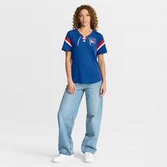 New York Rangers Fanatics Women's Offside Athena T-Shirt - Blue - NHL