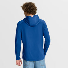New York Rangers Fanatics Penalty Shot Long Sleeve Hoodie T-Shirt - Blue - NHL