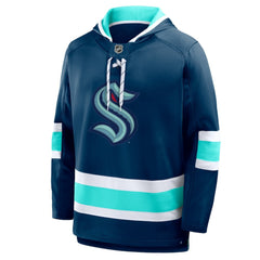 Seattle Kraken Fanatics Prime Time Fleece Hoodie - Deep Sea Blue - NHL