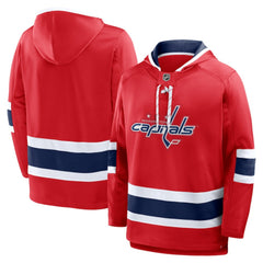 Washington Capitals Fanatics Prime Time Fleece Hoodie - Red - NHL