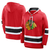 Chicago Blackhawks Fanatics Prime Time Fleece Hoodie - Red - NHL