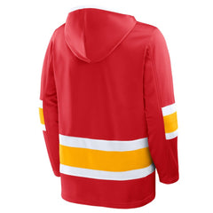Calgary Flames Fanatics Prime Time Fleece Hoodie - Red - NHL