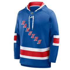 New York Rangers Fanatics Prime Time Fleece Hoodie - Blue - NHL