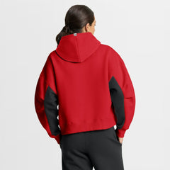 Chicago Blackhawks Fanatics Women's Back Check Boxy Hoodie - Red - NHL