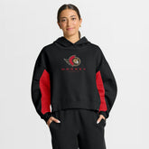 Ottawa Senators Fanatics Women's Back Check Boxy Hoodie - Black - NHL