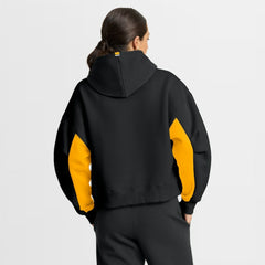 Pittsburgh Penguins Fanatics Women's Back Check Boxy Hoodie - Black - NHL