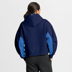Winnipeg Jets Fanatics Women's Back Check Boxy Hoodie - Navy - NHL