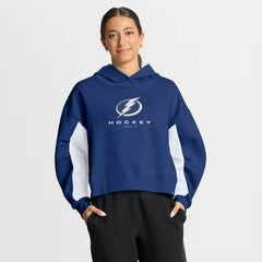 Tampa Bay Lightning Fanatics Women's Back Check Boxy Hoodie - Blue - NHL