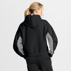 Los Angeles Kings Fanatics Women's Back Check Boxy Hoodie - Black - NHL