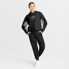 Los Angeles Kings Fanatics Women's Back Check Boxy Hoodie - Black - NHL
