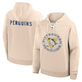 Pittsburgh Penguins Fanatics Vintage Hoodie - Cream - NHL