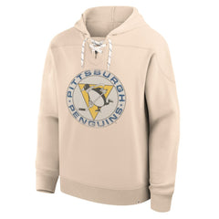 Pittsburgh Penguins Fanatics Vintage Hoodie - Cream - NHL