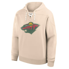 Minnesota Wild Fanatics Vintage Hoodie - Cream - NHL