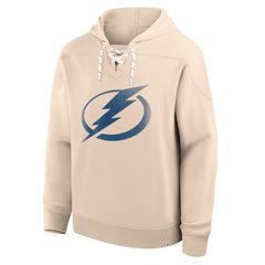 Tampa Bay Lightning Fanatics Vintage Hoodie - Cream - NHL