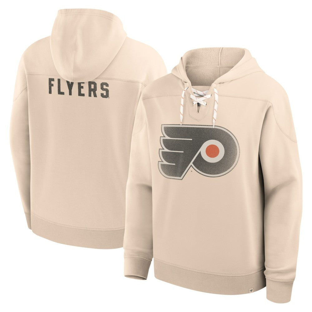 Philadelphia Flyers Fanatics Vintage Hoodie - Cream - NHL