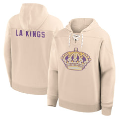 Los Angeles Kings Fanatics Vintage Hoodie - Cream - NHL