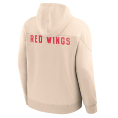 Detroit Red Wings Fanatics Vintage Hoodie - Cream - NHL