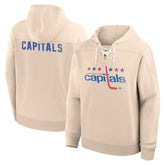 Washington Capitals Fanatics Vintage Hoodie - Cream - NHL