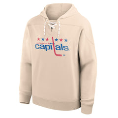 Washington Capitals Fanatics Vintage Hoodie - Cream - NHL