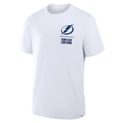 Tampa Bay Lightning Fanatics Crash The Net Legacy T-Shirt - White - NHL