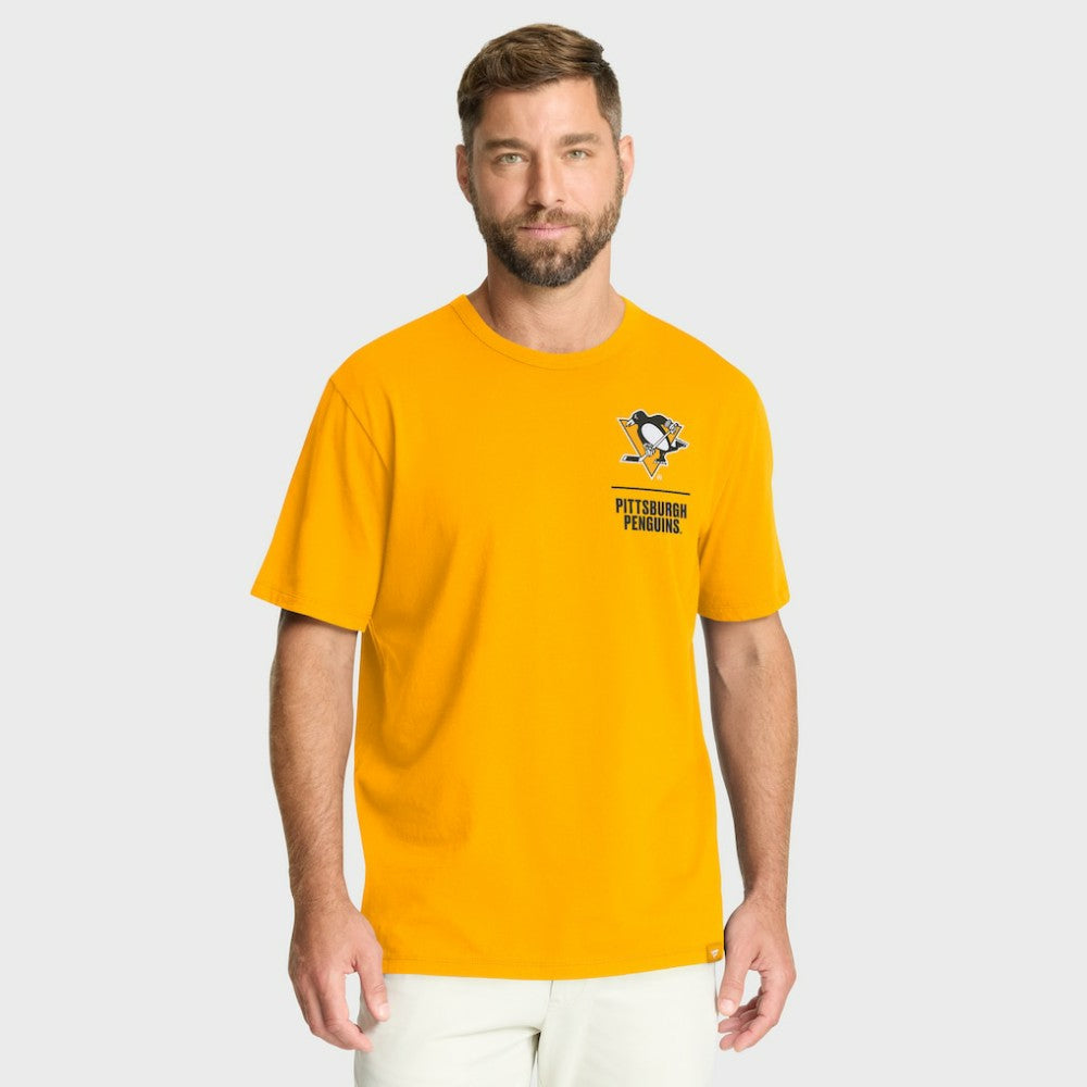 Pittsburgh Penguins Fanatics Crash The Net Legacy T-Shirt - Gold - NHL