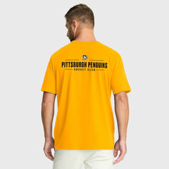 Pittsburgh Penguins Fanatics Crash The Net Legacy T-Shirt - Gold - NHL