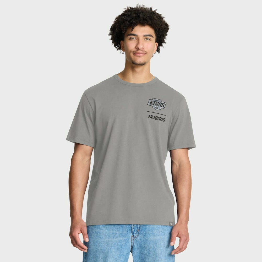 Los Angeles Kings Fanatics Crash The Net Legacy T-Shirt - Gray - NHL