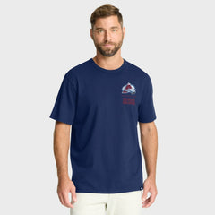 Colorado Avalanche Fanatics Crash The Net Legacy T-Shirt - Navy - NHL