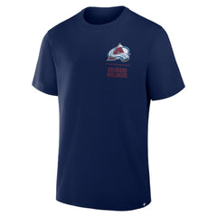 Colorado Avalanche Fanatics Crash The Net Legacy T-Shirt - Navy - NHL
