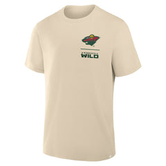 Minnesota Wild Fanatics Crash The Net Legacy T-Shirt - Natural - NHL