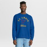 St. Louis Blues Fanatics Vintage Stickler Sweatshirt - Blue - NHL