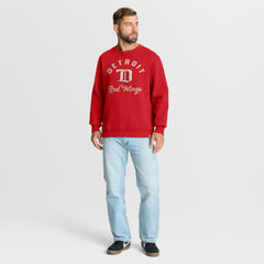 Detroit Red Wings Fanatics Vintage Stickler Sweatshirt - Red - NHL
